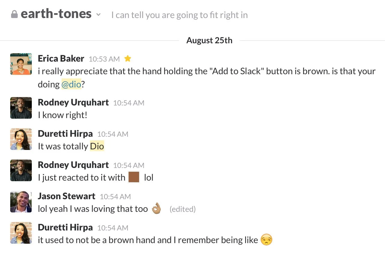 Just a Brown Hand